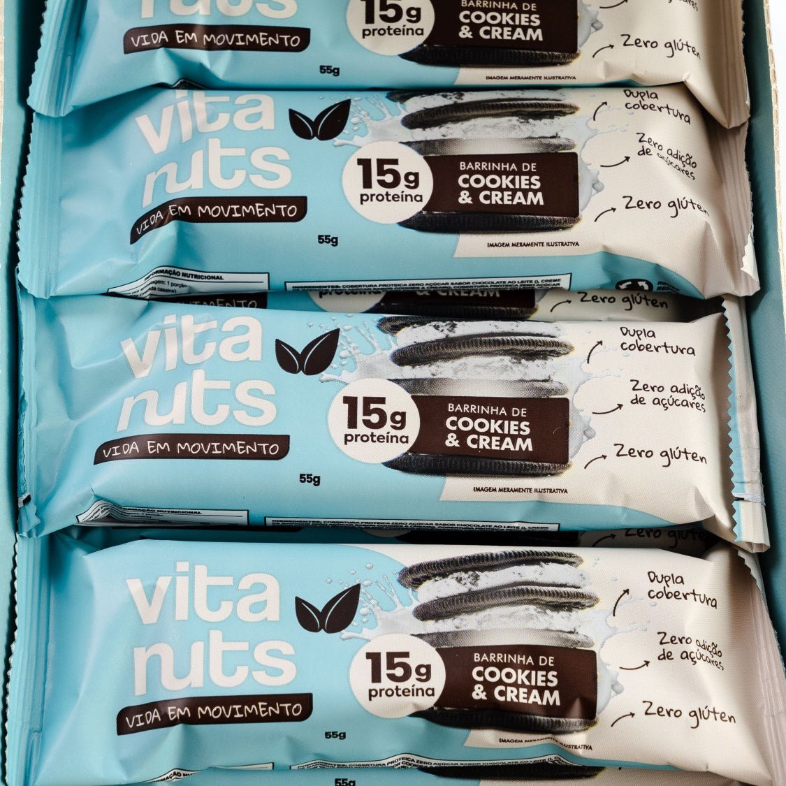 Barrinha de Cookies n Cream - Vitanuts