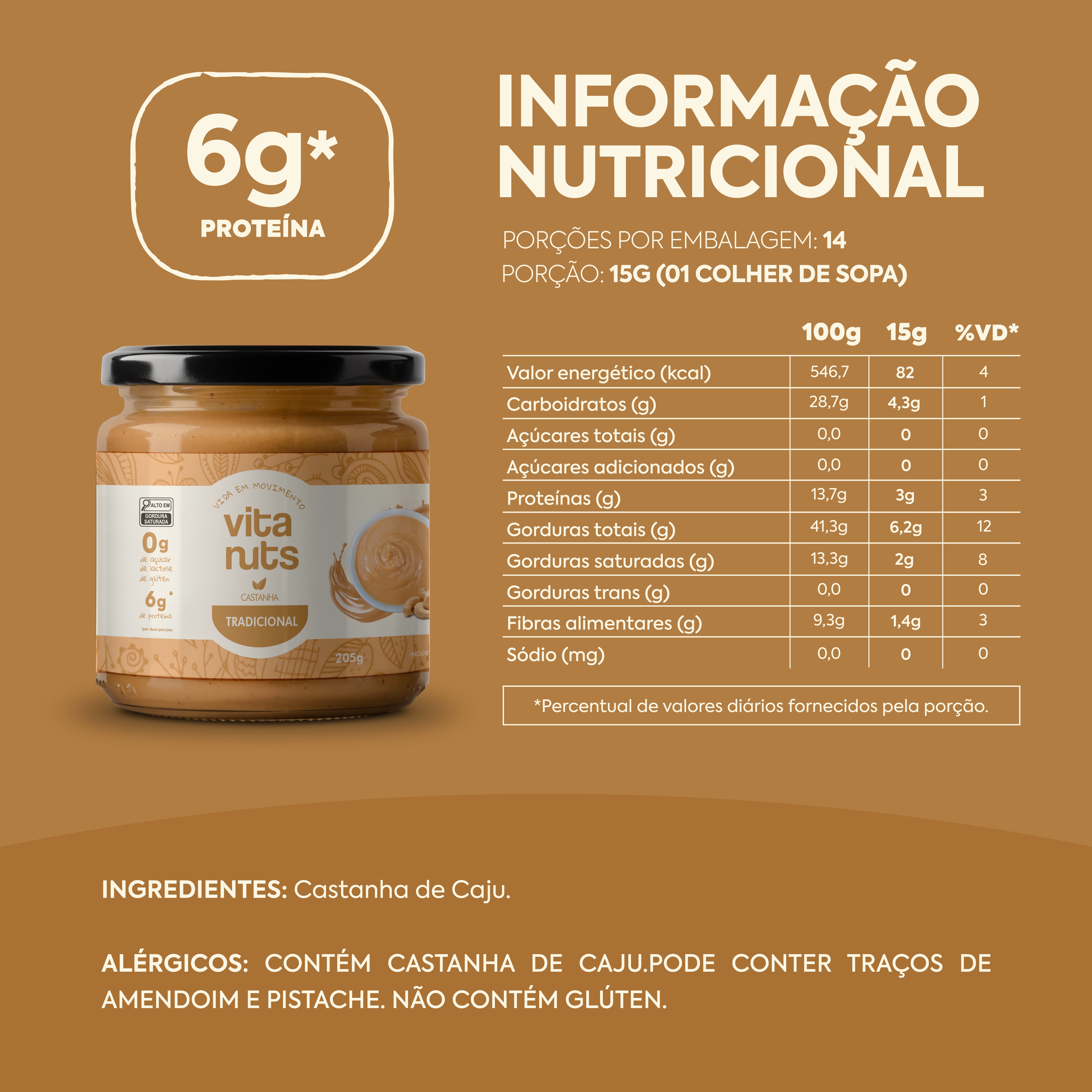 Pasta Castanha Caju Tradicional