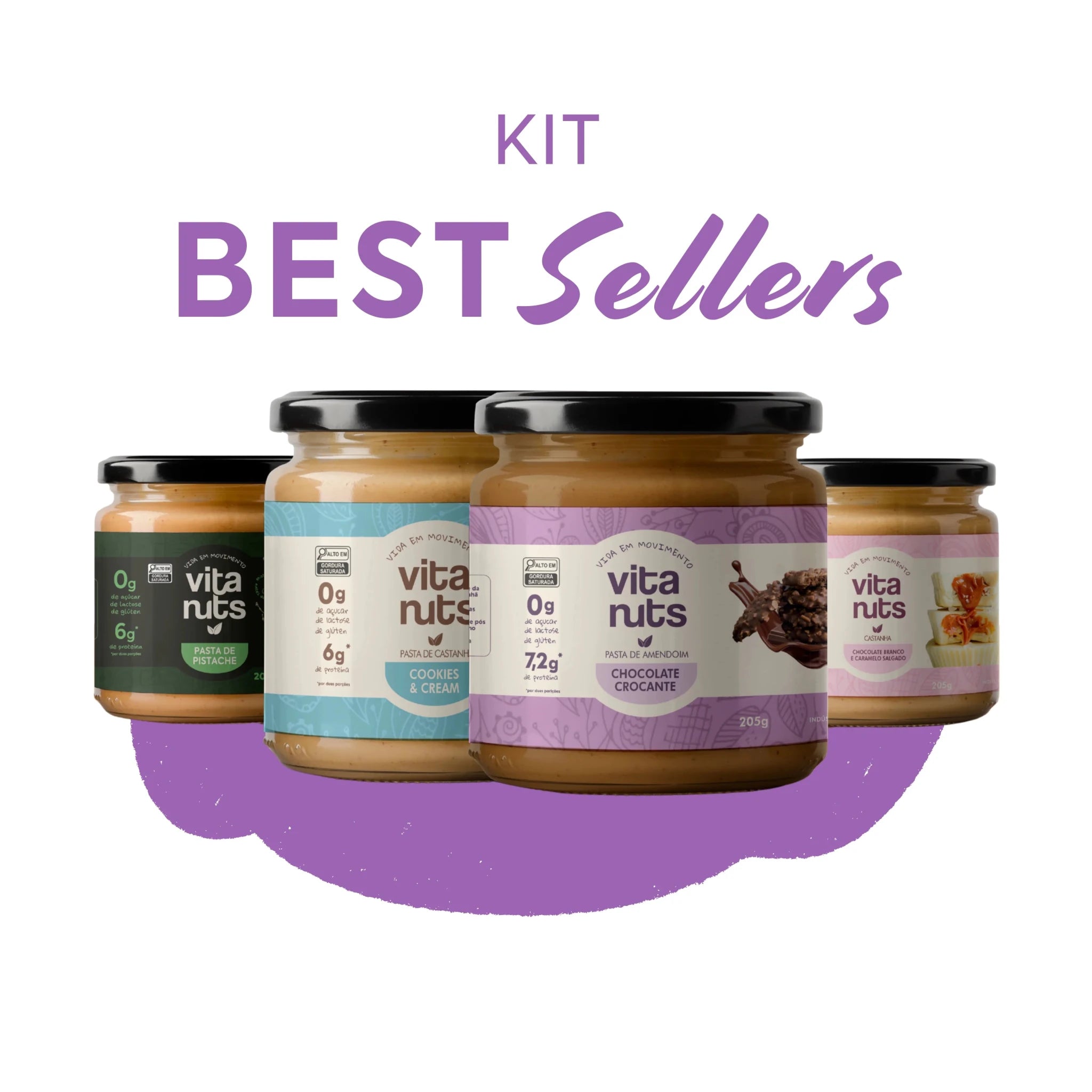 Combo Mom Power - 4 Pastas 205g - Vitanuts