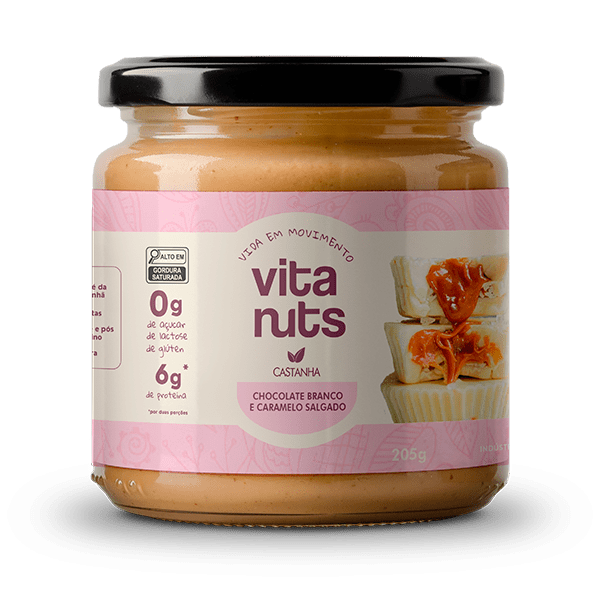 Pasta de Castanha Vegana Vitanuts | 205g - Vitanuts
