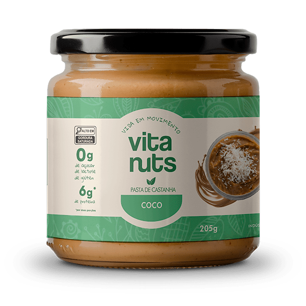 Pasta de Castanha Vegana Vitanuts | 205g - Vitanuts