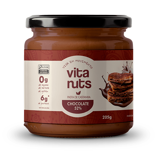 Pasta de Castanha Vegana Vitanuts | 205g - Vitanuts