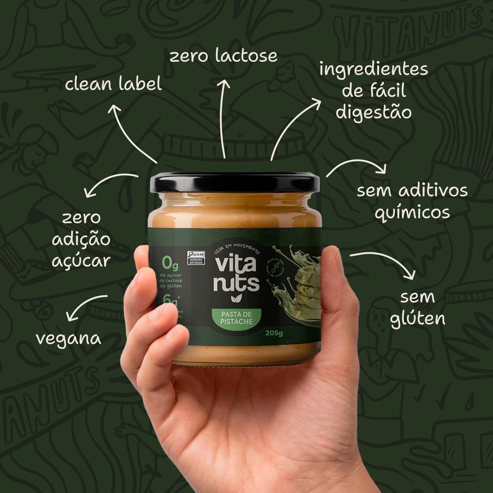 Pasta de Pistache - Vitanuts